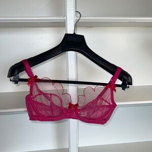 Agent Provocateur Lorna Pink Magenta Red Bra - 36D